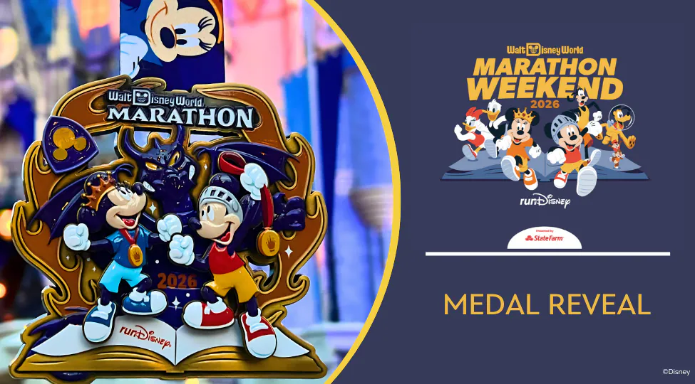 2026 Walt Disney World Marathon medals